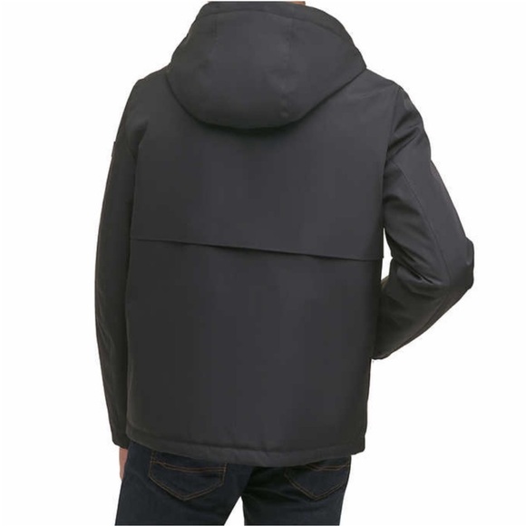 Tommy Hilfiger Men's Black Soft-Shell Hooded Performance Jacket Size: XL - Picture 2 of 16